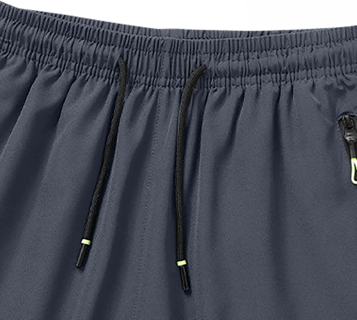 Lastesso Mens Athletic Shorts Quick Dry Lightweight Summer Shorts Cozy Training Running Jogger Activewear with Zipper Pockets