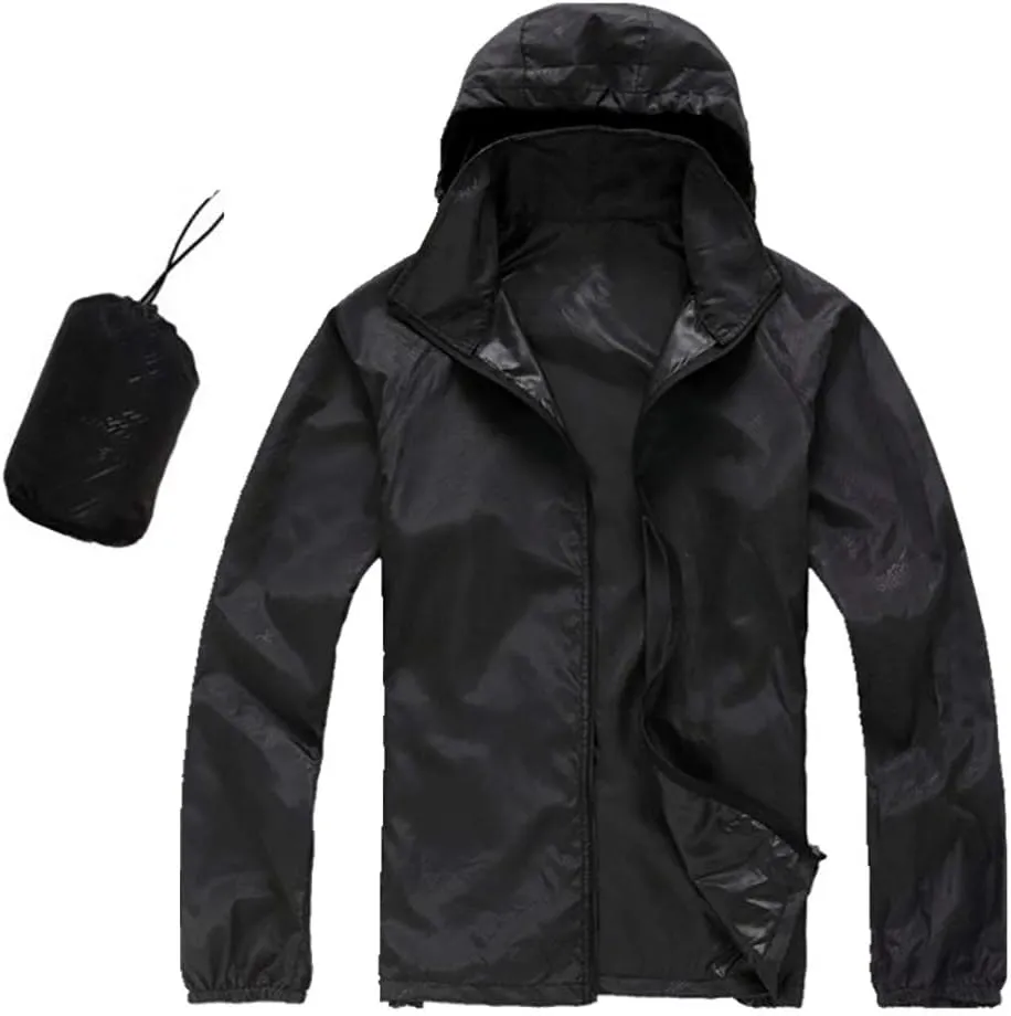 Lightweight Track Jacket Men Women Quick Dry Anti-UV Summer Cycling Activewear