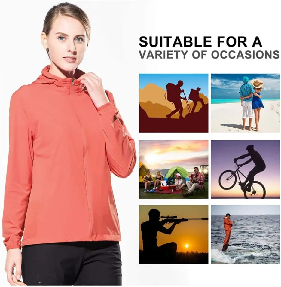 Lightweight Track Jacket Men Women Quick Dry Anti-UV Summer Cycling Activewear