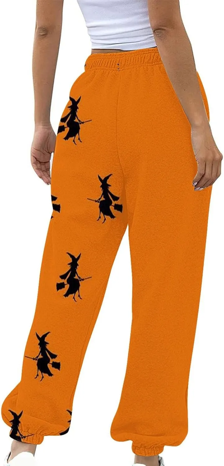 Loose Fit Wide Leg Trouser Pants Pants Workout High Waisted Yoga Pants with Pockets Pockets Sport Casual Printed