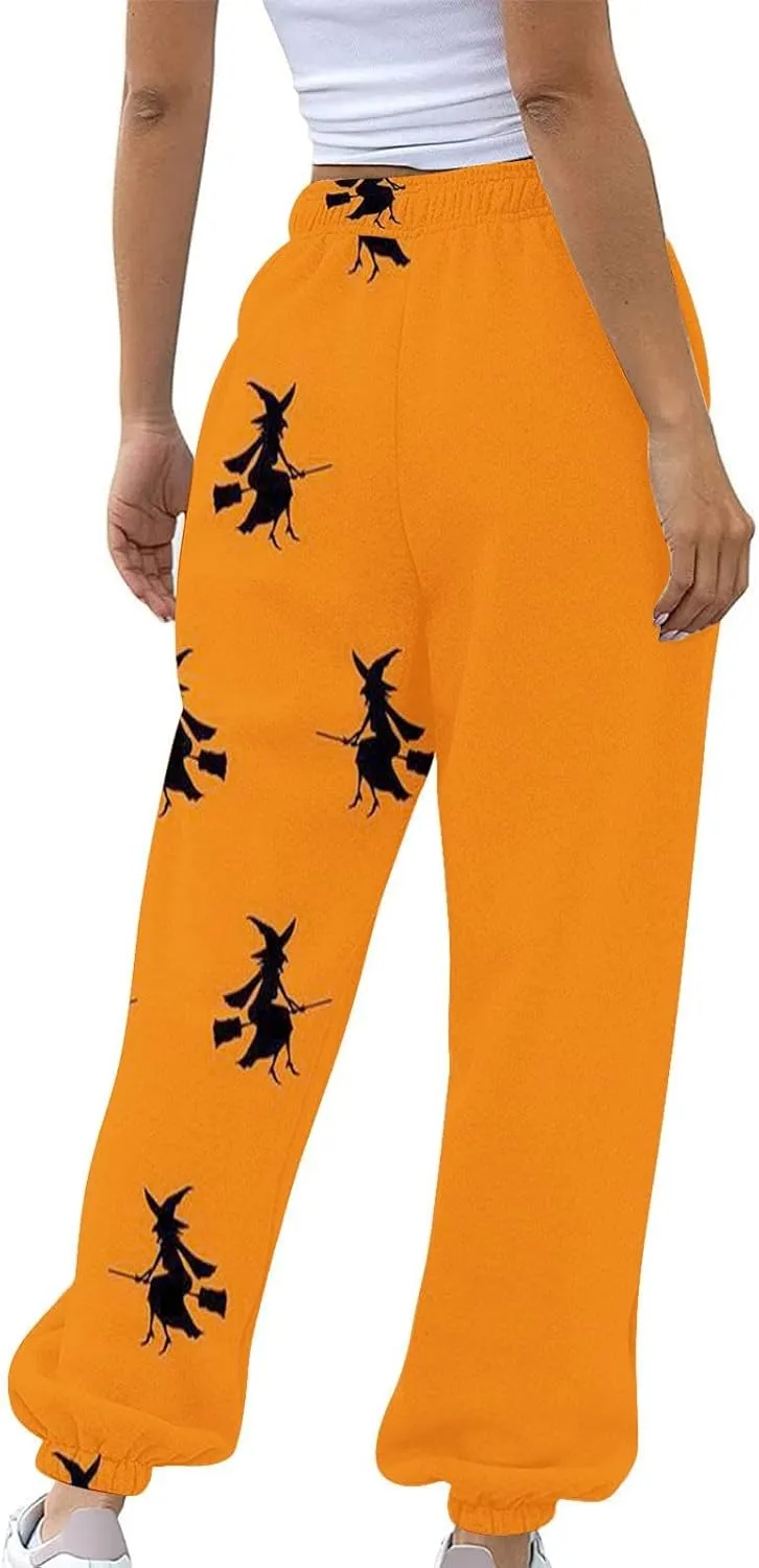 Loose Fit Wide Leg Trouser Pants Pants Workout High Waisted Yoga Pants with Pockets Pockets Sport Casual Printed