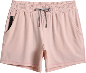 maamgic Mens Workout Shorts 5" Short Shorts Soft Stretch Running Gym Athletic Shorts with Zip Pockets