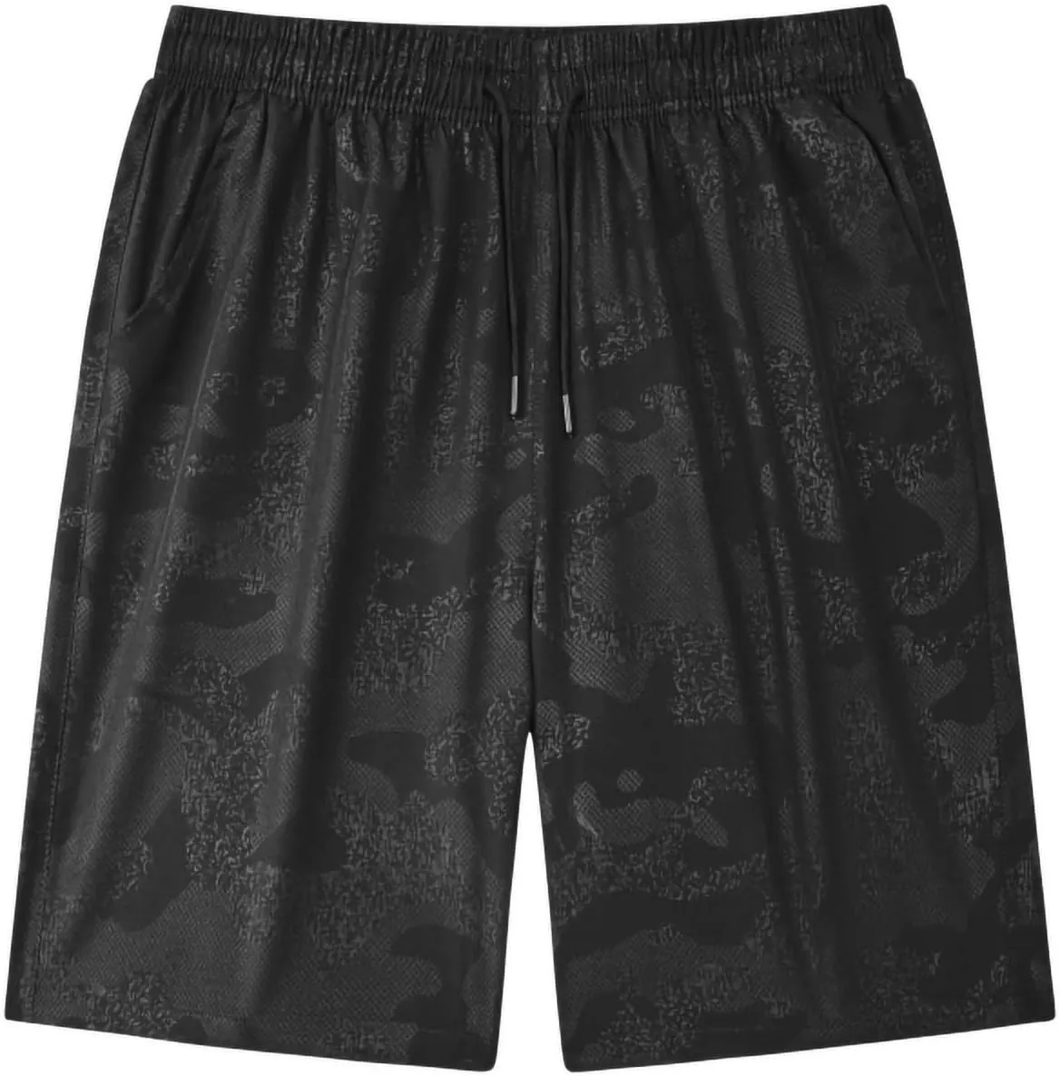 Men's Athletic Workout Shorts Ice Silk Quick Dry Gym Running Breathable Lightweight Activewear Casual Trunks