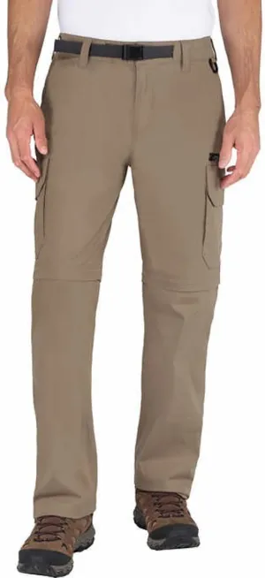 Mens Convertible Lightweight Comfort Stretch Cargo Pants or Shorts