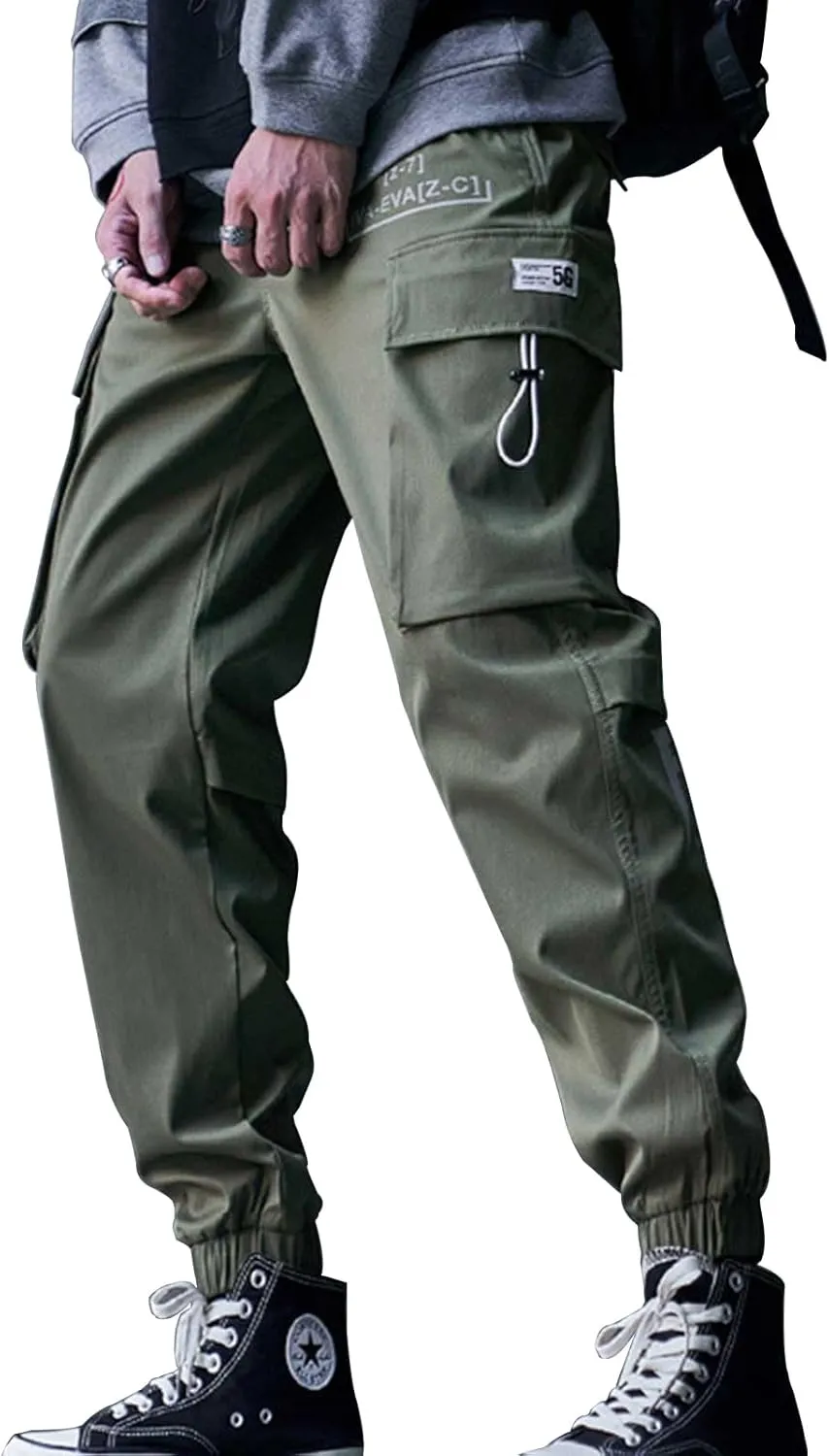 Men's Joggers Pants Lightweight Unisex Outdoor Fashion Jogging Hip Hop Casual Cargo Pants Techwear Pants