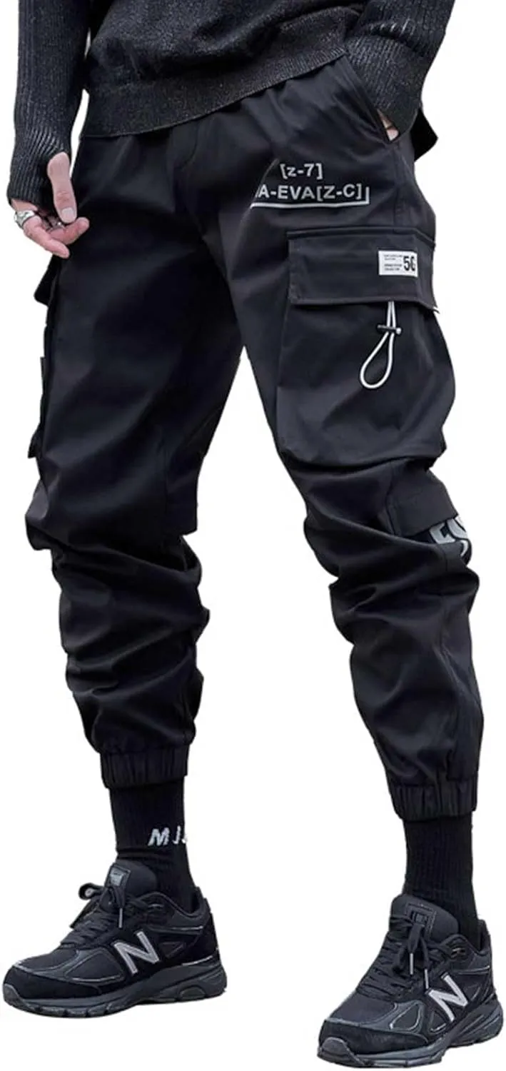 Men's Joggers Pants Lightweight Unisex Outdoor Fashion Jogging Hip Hop Casual Cargo Pants Techwear Pants