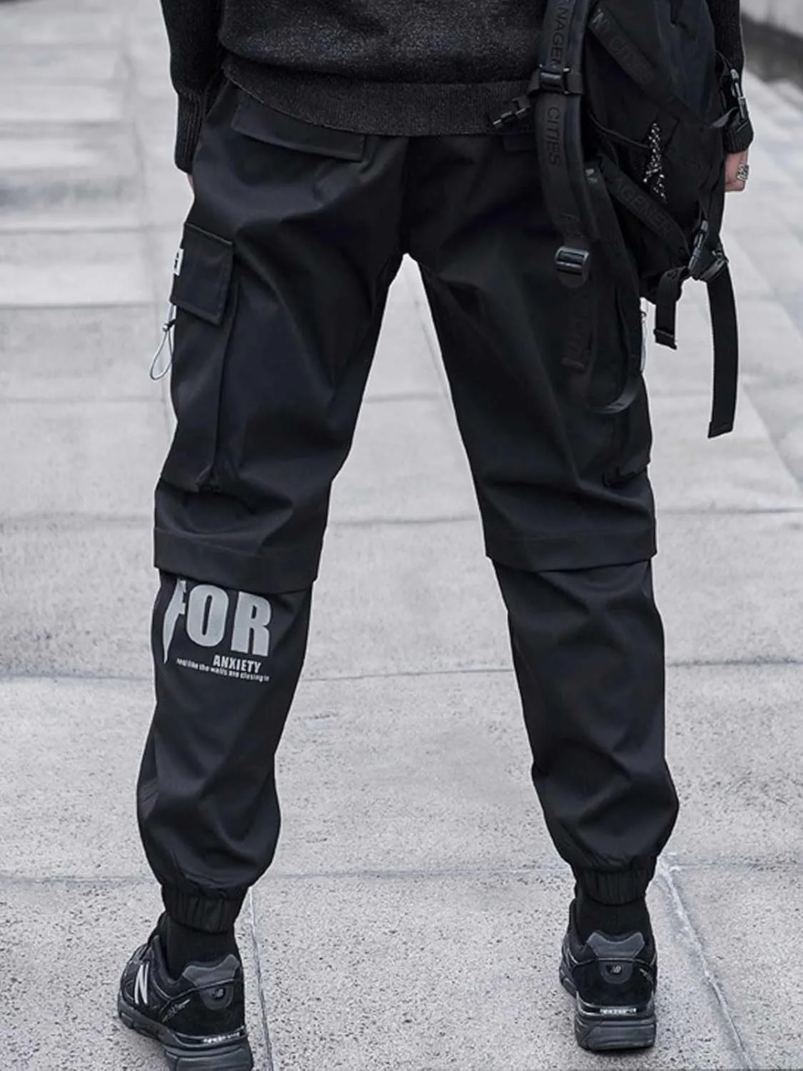 Men's Joggers Pants Lightweight Unisex Outdoor Fashion Jogging Hip Hop Casual Cargo Pants Techwear Pants
