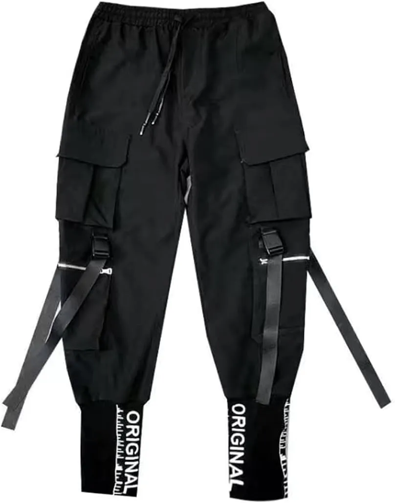 Men's Joggers Pants Lightweight Unisex Outdoor Fashion Jogging Hip Hop Casual Cargo Pants Techwear Pants