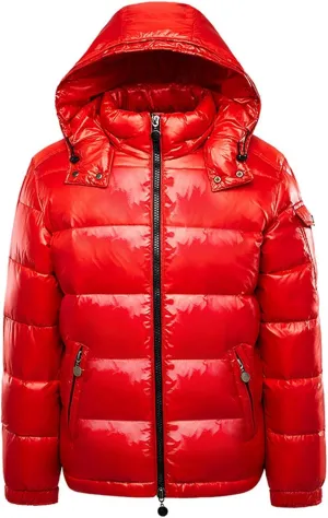 Men's Lightweight Warm Down Puffer Jacket Hooded Full Zip Winter Waterproof Coats Stretch Quilted Bubble Padded Hooded