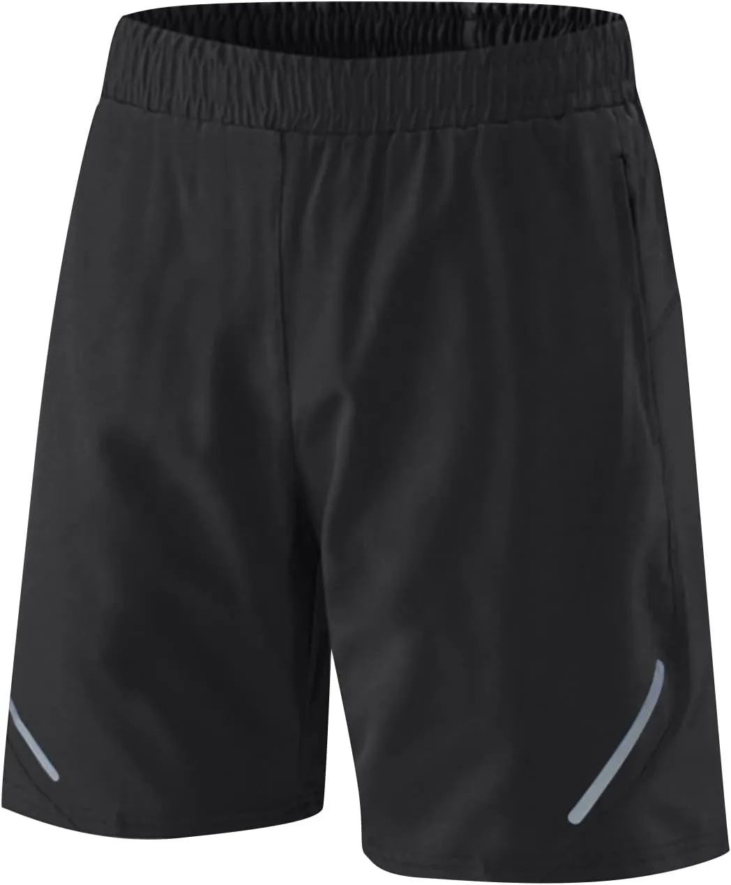 Mens Shorts Athletic Casual Drawstring Stretch Waist Shorts Quick Dry Running Workout Shorts with Pockets