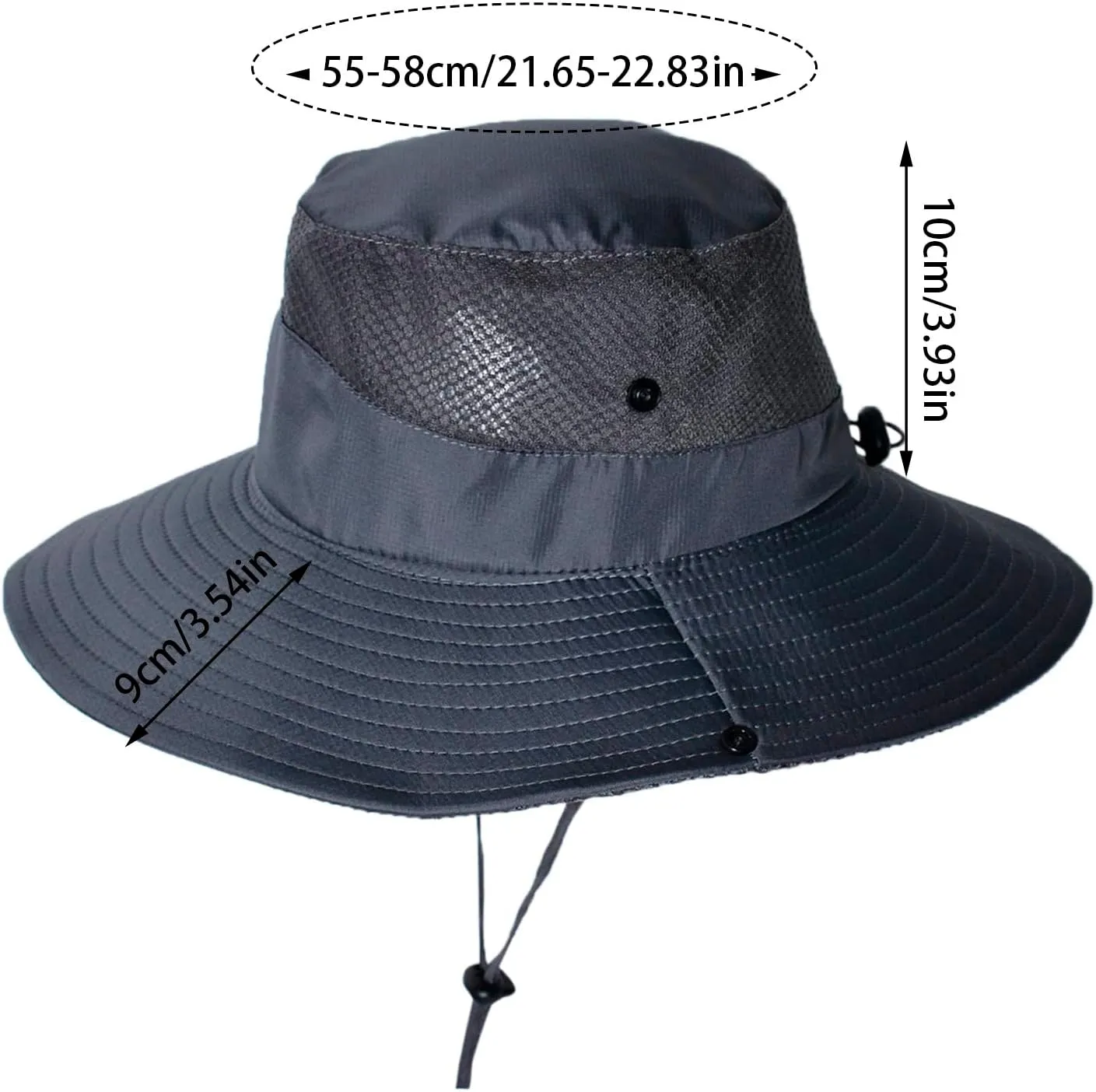 Mens Womens Sunscreen Fisherman Cap Outdoor Mountaineering Fishing Sunshade Bucket Hats Wide Brim Breathable Sun Hat