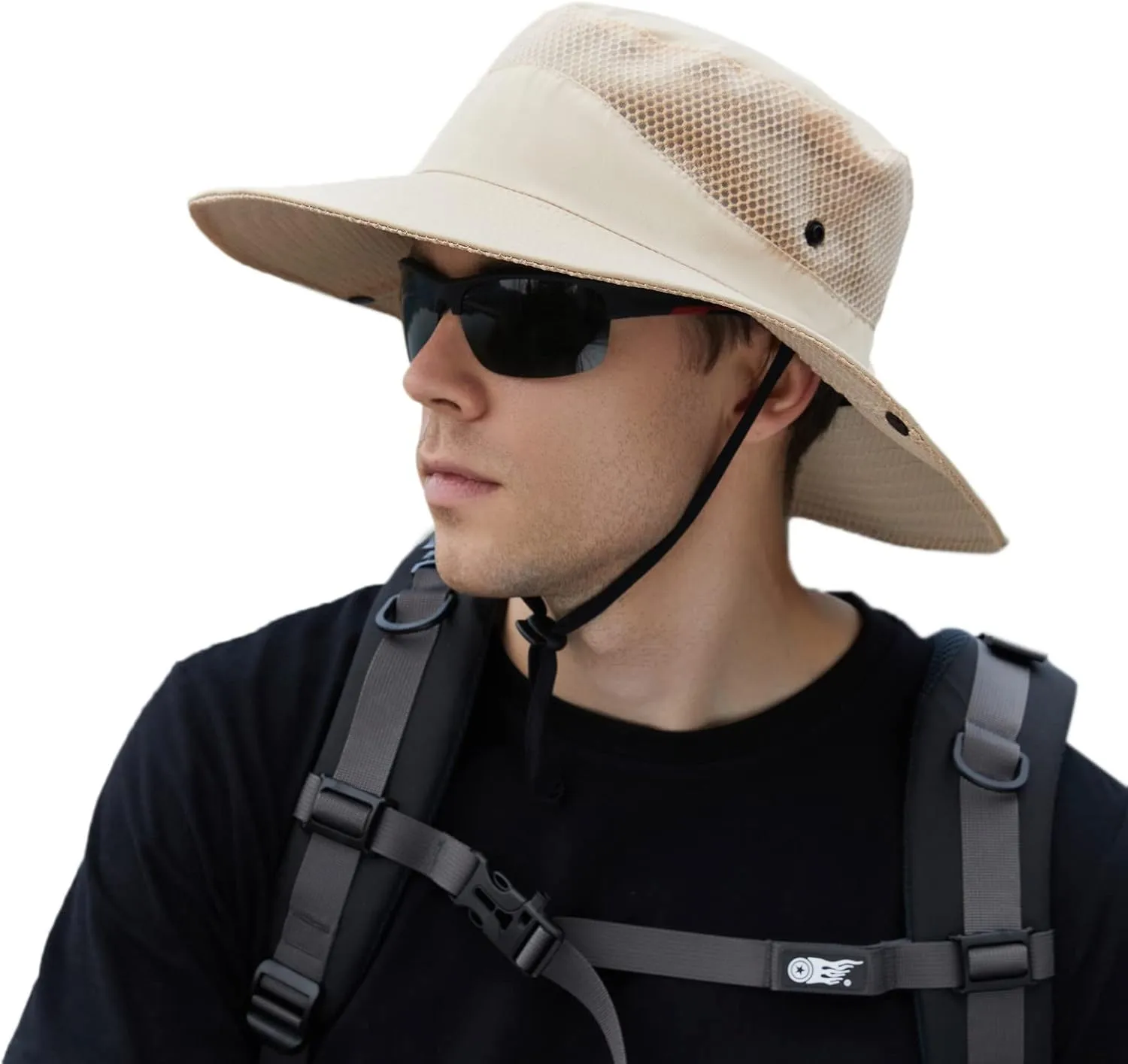 Mens Womens Sunscreen Fisherman Cap Outdoor Mountaineering Fishing Sunshade Bucket Hats Wide Brim Breathable Sun Hat