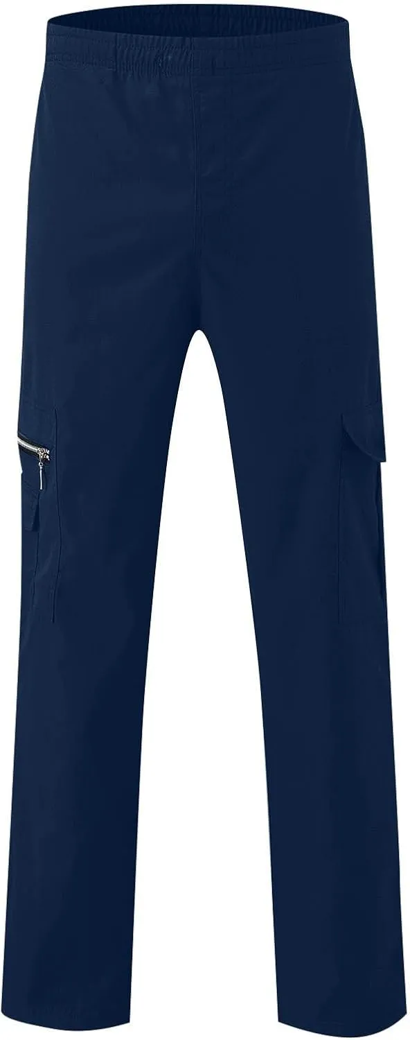 Mens Work Pants Cargo Multi Pockets Big and Tall Relaxed Fit Work Hiking Stretch Outdoor Joggers Trousers