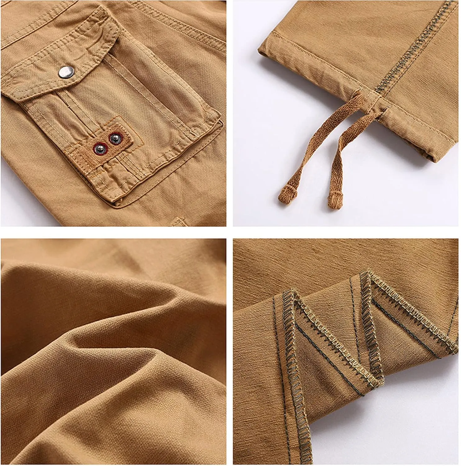 Mens Workout Cargo Sweatpants Athletic Cargo Sports Pants Sweats Casual Straight-Leg Trousers Men's Cargo Sweatpants