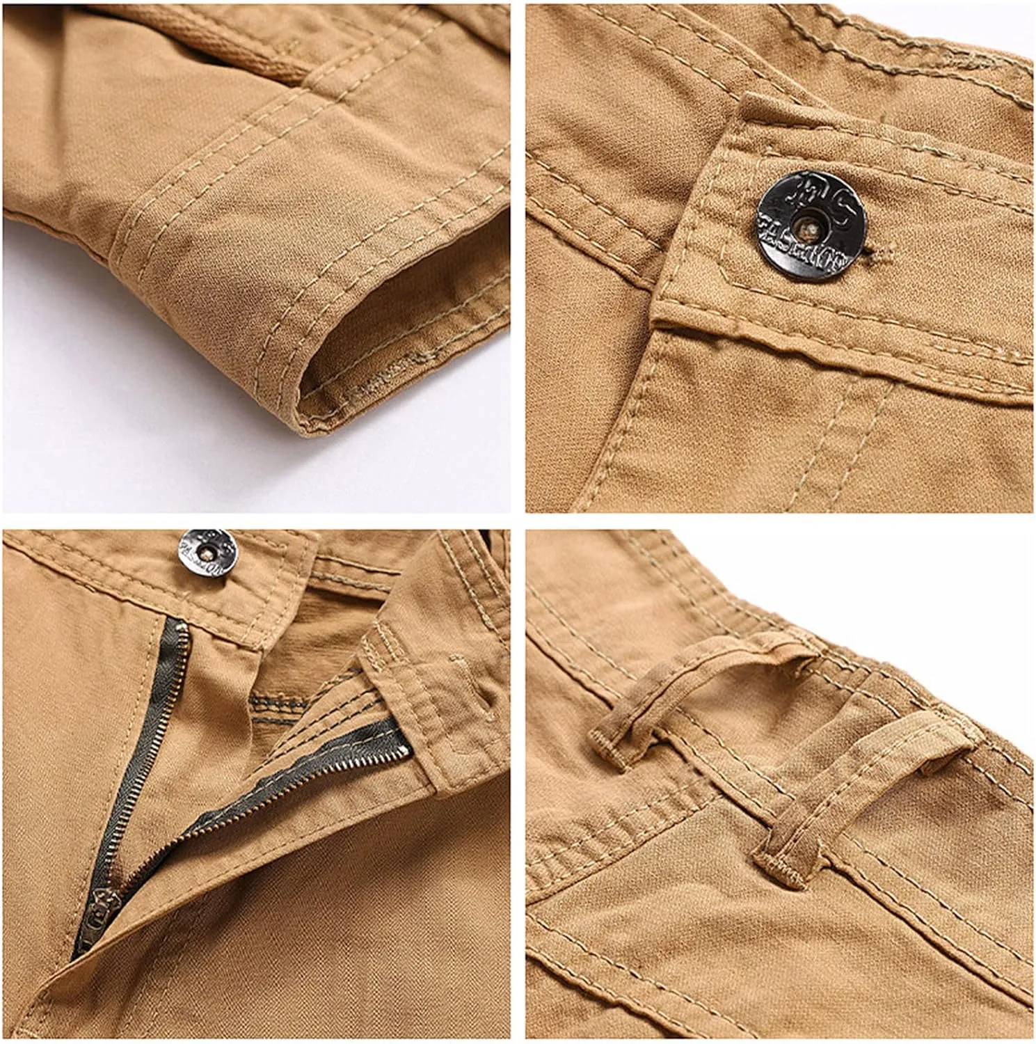 Mens Workout Cargo Sweatpants Athletic Cargo Sports Pants Sweats Casual Straight-Leg Trousers Men's Cargo Sweatpants