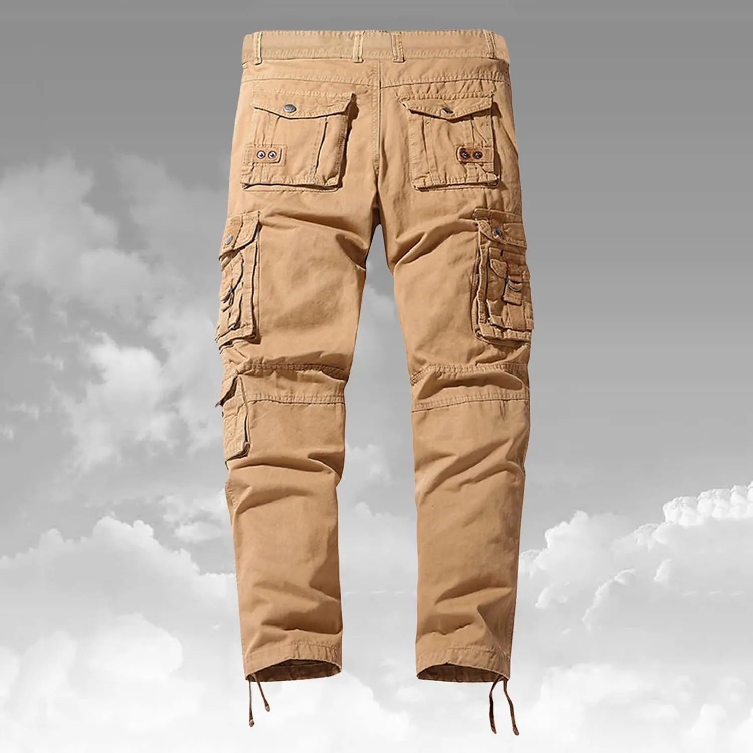 Mens Workout Cargo Sweatpants Athletic Cargo Sports Pants Sweats Casual Straight-Leg Trousers Men's Cargo Sweatpants