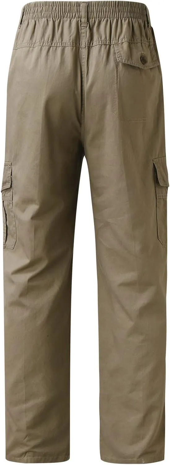Mens Workout Cargo Sweatpants Cargo Pants for Men Relaxed Fit Men Outdoor Cargo Pant Lightweight Tactical Pant Hiking