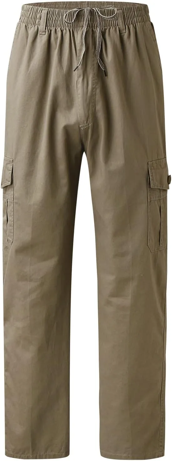 Mens Workout Cargo Sweatpants Cargo Pants for Men Relaxed Fit Men Outdoor Cargo Pant Lightweight Tactical Pant Hiking