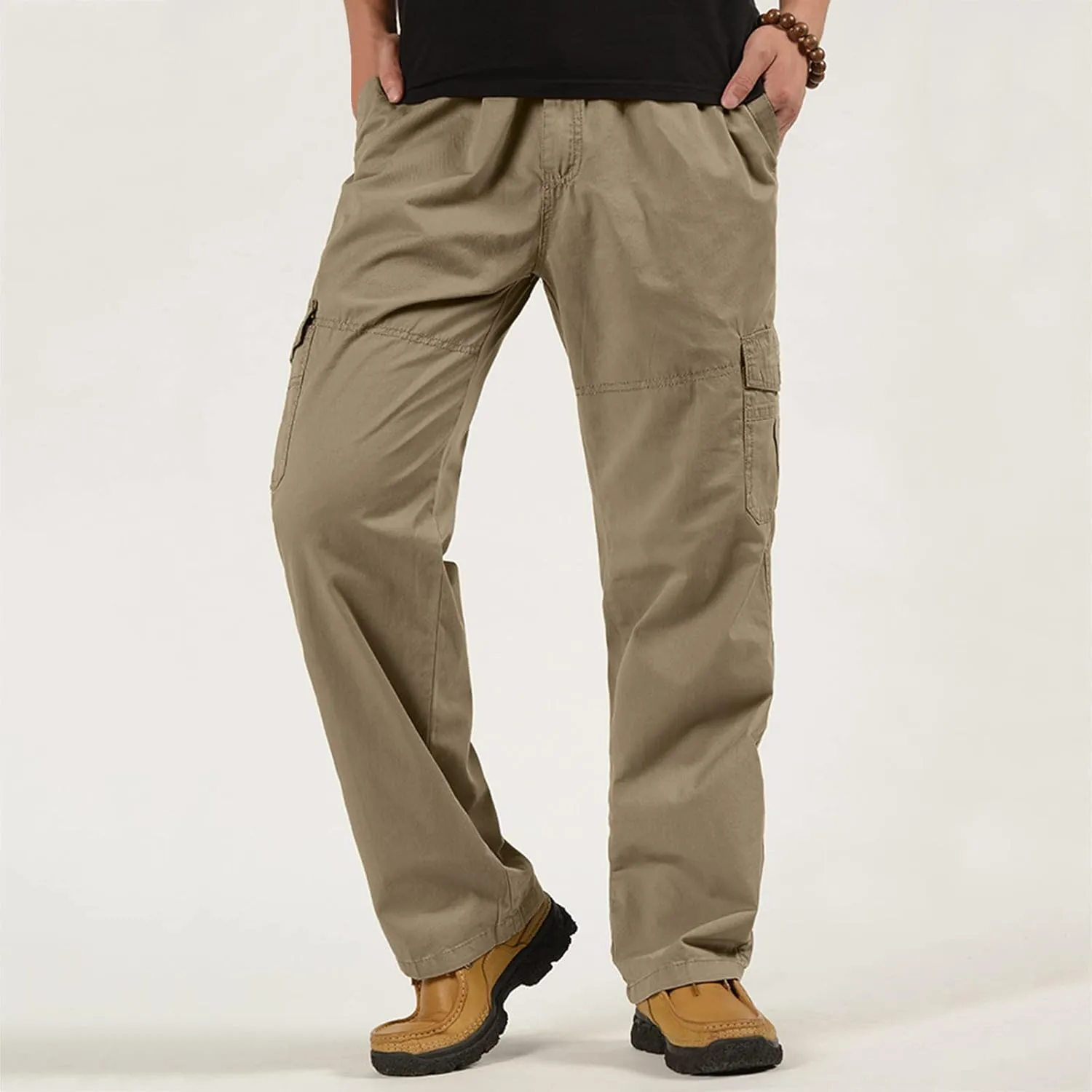 Mens Workout Cargo Sweatpants Cargo Pants for Men Relaxed Fit Men Outdoor Cargo Pant Lightweight Tactical Pant Hiking