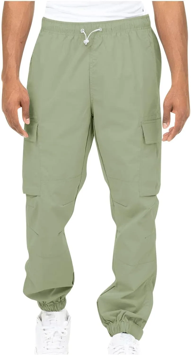 Mens Workout Cargo Sweatpants Pockets Lightweight Ripstop Cargo Work Pants Mens Wild Cargo Pants White Cargo Athletic
