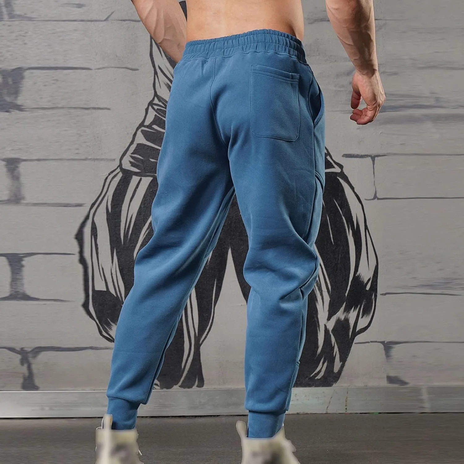 Mens Workout Cargo Sweatpants Straight Stretch Twill Cargo Pants Men's Wild Cargo Pants Sweatpants Active Soft Fleece