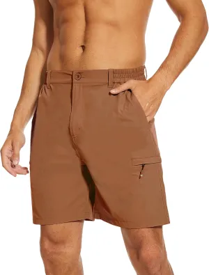 NATUVENIX Hiking Shorts Men, Quick-Dry Fishing Shorts for Men Lightweight Stretch Work Shorts Causal Travel