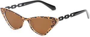 New 2025 Retro Cat Eye Sunglasses for Women Vintage Tinted Lens Trendy Cateye Stylish Sunglasses UV400 Shades for Women,3