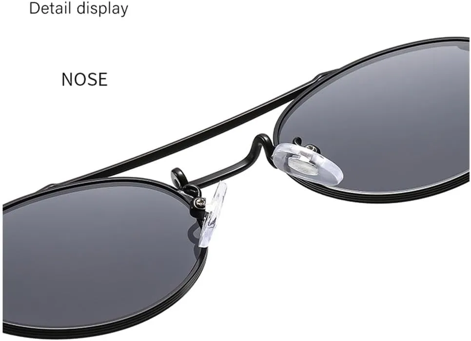New 2025 small frame metal sunglasses uv400 male round sun glasses women and man metal vintage