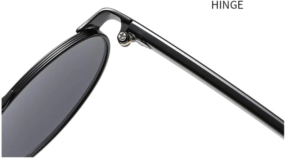 New 2025 small frame metal sunglasses uv400 male round sun glasses women and man metal vintage