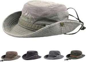 Outdoor Sun Hat Bucket Hats for Women Sun Protective Mesh Cap Quick-Dry UPF 50  Fishing Accessories