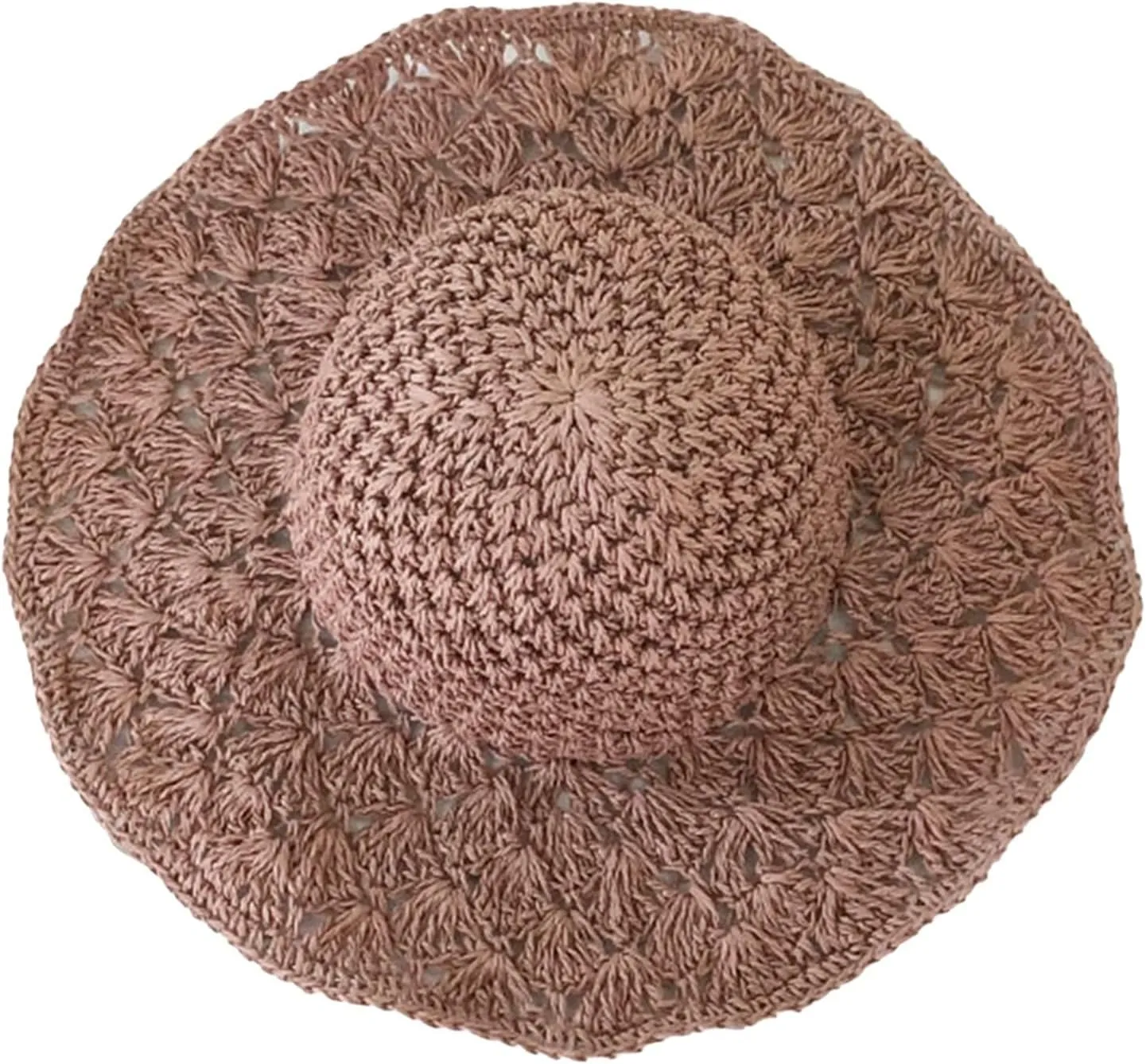 Outdoor Sun Hats for Women Beach Hat Wide Brim Handmade Hat Breathable Foldable Packable Cap for Travel UPF