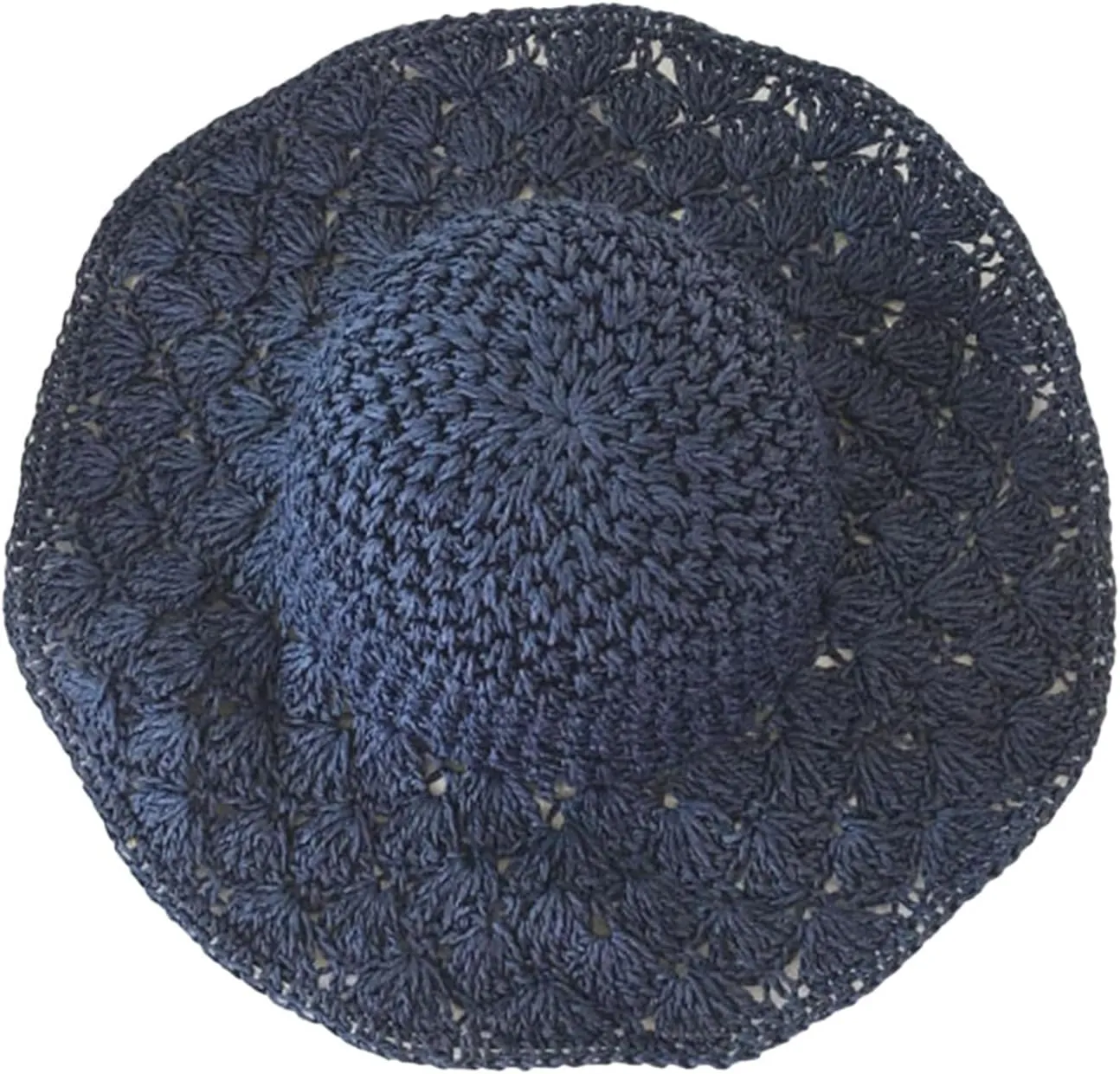 Outdoor Sun Hats for Women Beach Hat Wide Brim Handmade Hat Breathable Foldable Packable Cap for Travel UPF