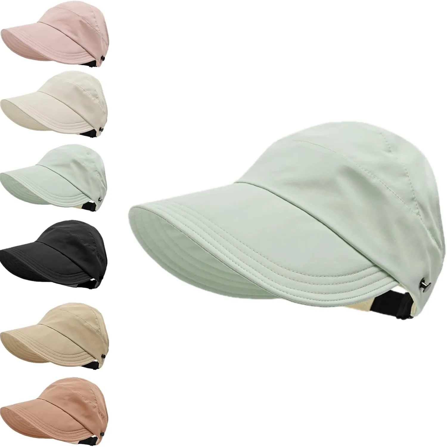 Outdoor Uv Protection Hollow Top Sun Hat, Women's Outdoor Uv Protection Hollow Top Wide Brim Sun Hat