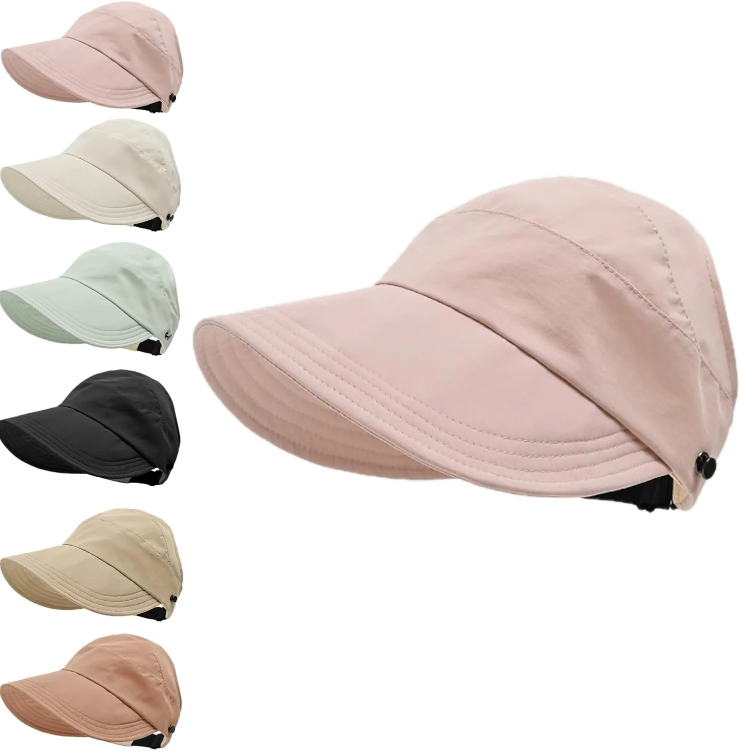 Outdoor Uv Protection Hollow Top Sun Hat, Women's Outdoor Uv Protection Hollow Top Wide Brim Sun Hat