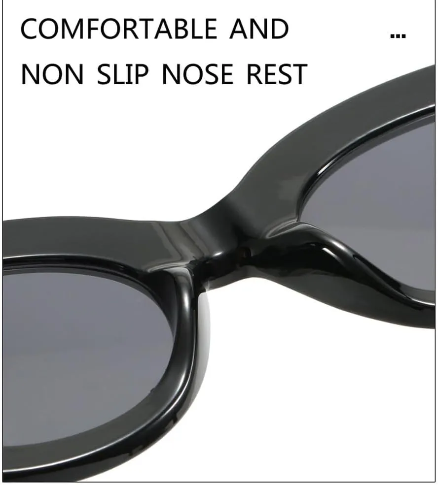 Oversize Cat Eye Gradient Sunglasses Women Vintage Fashion Frame Lady Eyeglass UV400