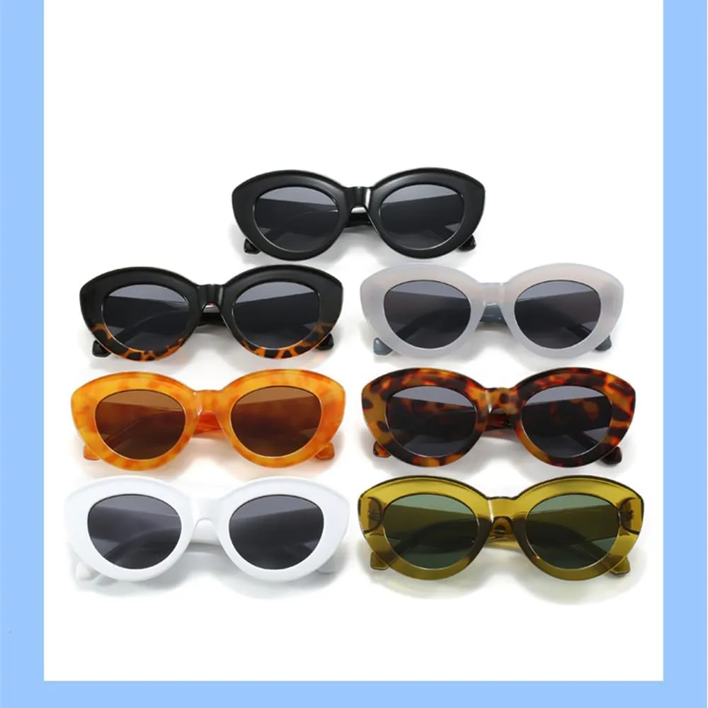 Oversize Cat Eye Gradient Sunglasses Women Vintage Fashion Frame Lady Eyeglass UV400