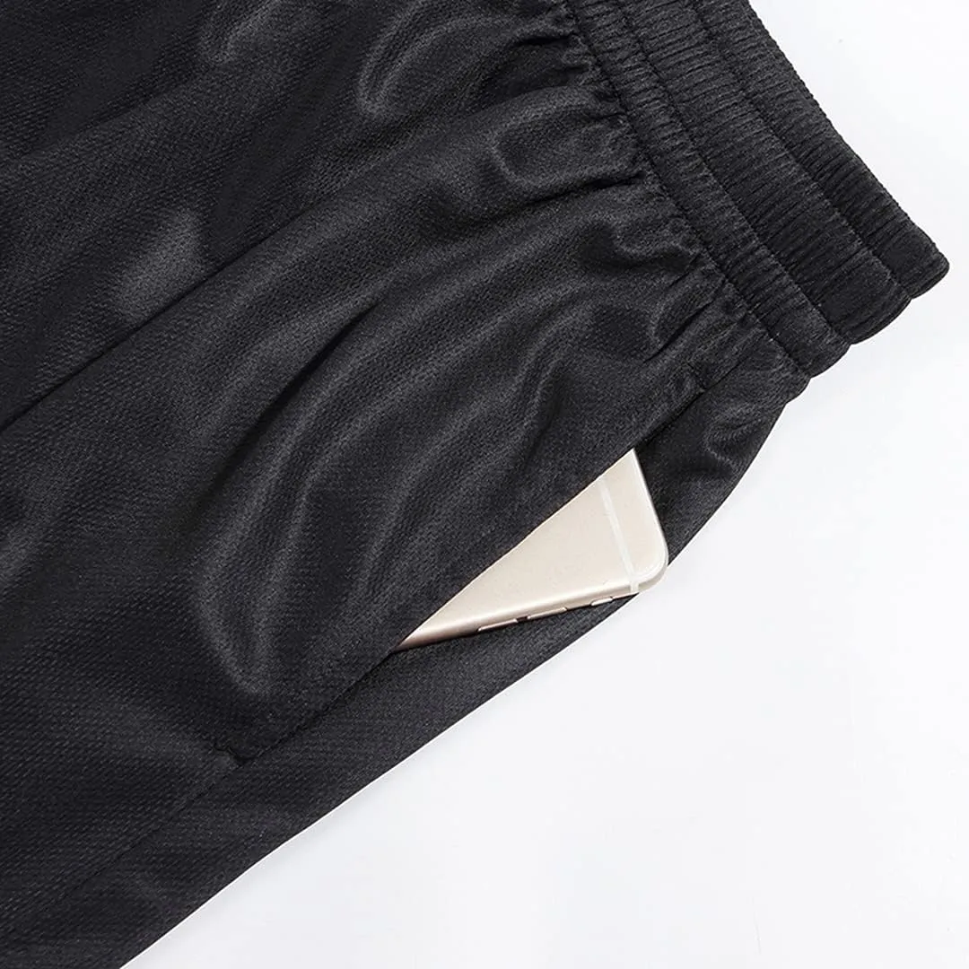 Plus Size Summer Casual Men's Solid Sports Running Workout Shorts Quick Dry Activewear Mens Shorts Basketball