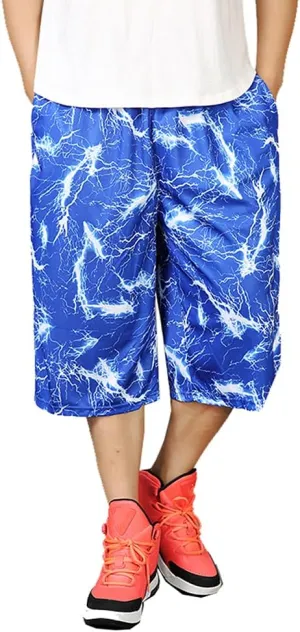 Plus Size Summer Casual Men's Solid Sports Running Workout Shorts Quick Dry Activewear Mens Shorts Basketball
