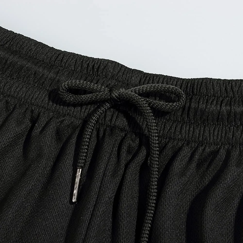 Plus Size Summer Casual Men's Solid Sports Running Workout Shorts Quick Dry Activewear Mens Shorts Basketball