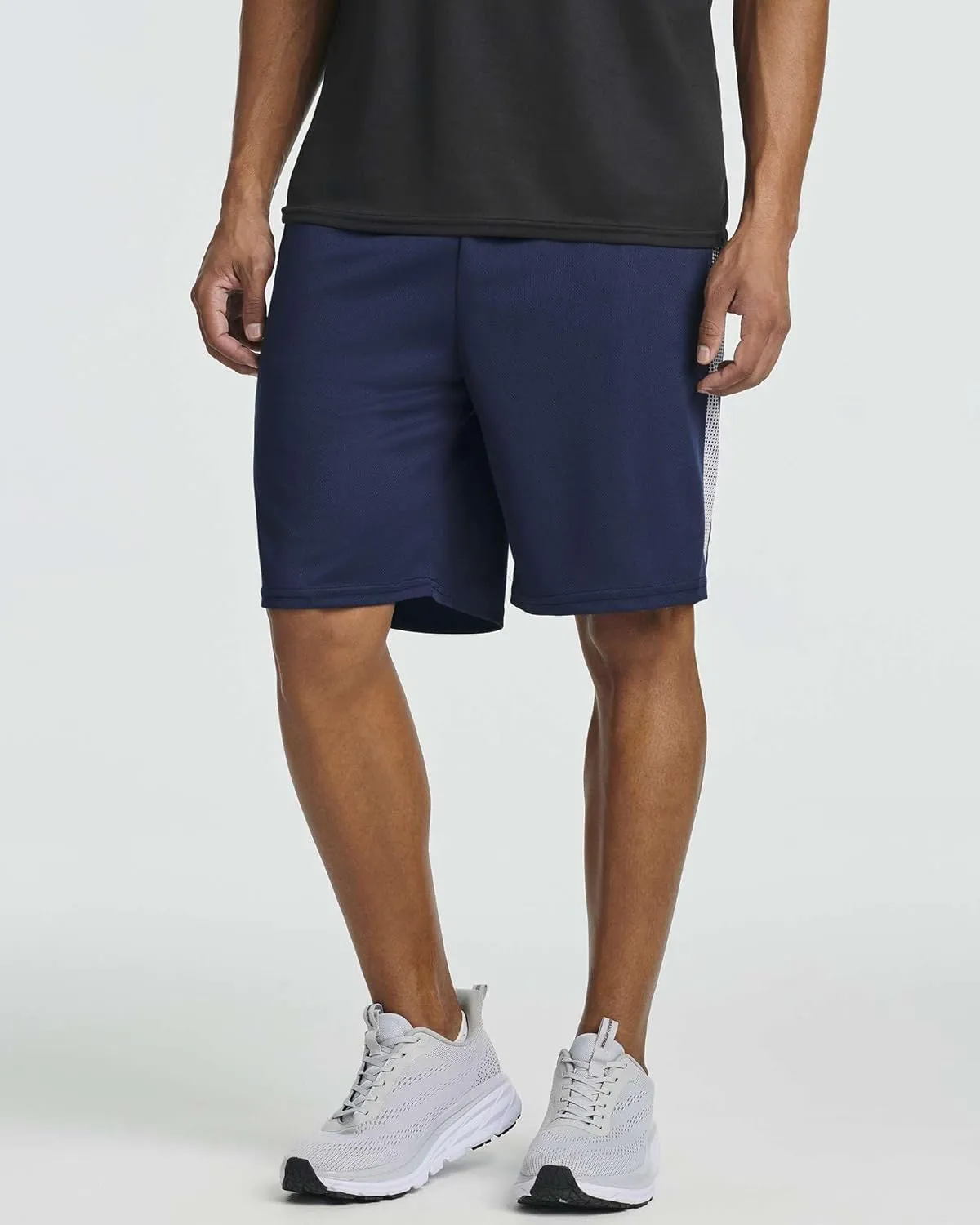 Real Essentials 5 Pack: Men's Mesh Athletic Basketball Shorts Quick Dry Activewear with Pockets