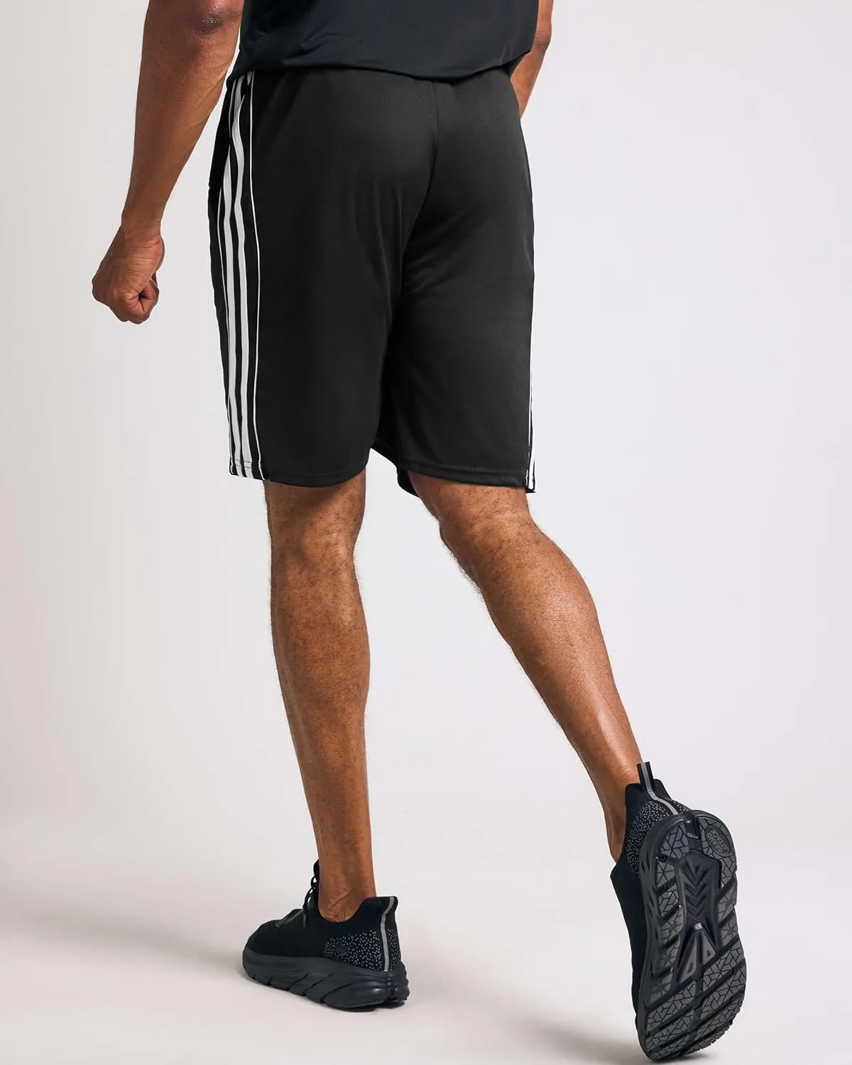Real Essentials 5 Pack: Men's Mesh Athletic Basketball Shorts Quick Dry Activewear with Pockets