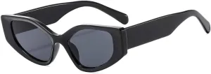 Retro Thick Frame Polygonal Sunglasses Women Vintage Punk Cat Eyes Fashion Sun Glasses UV400 Summer Shade Glasses
