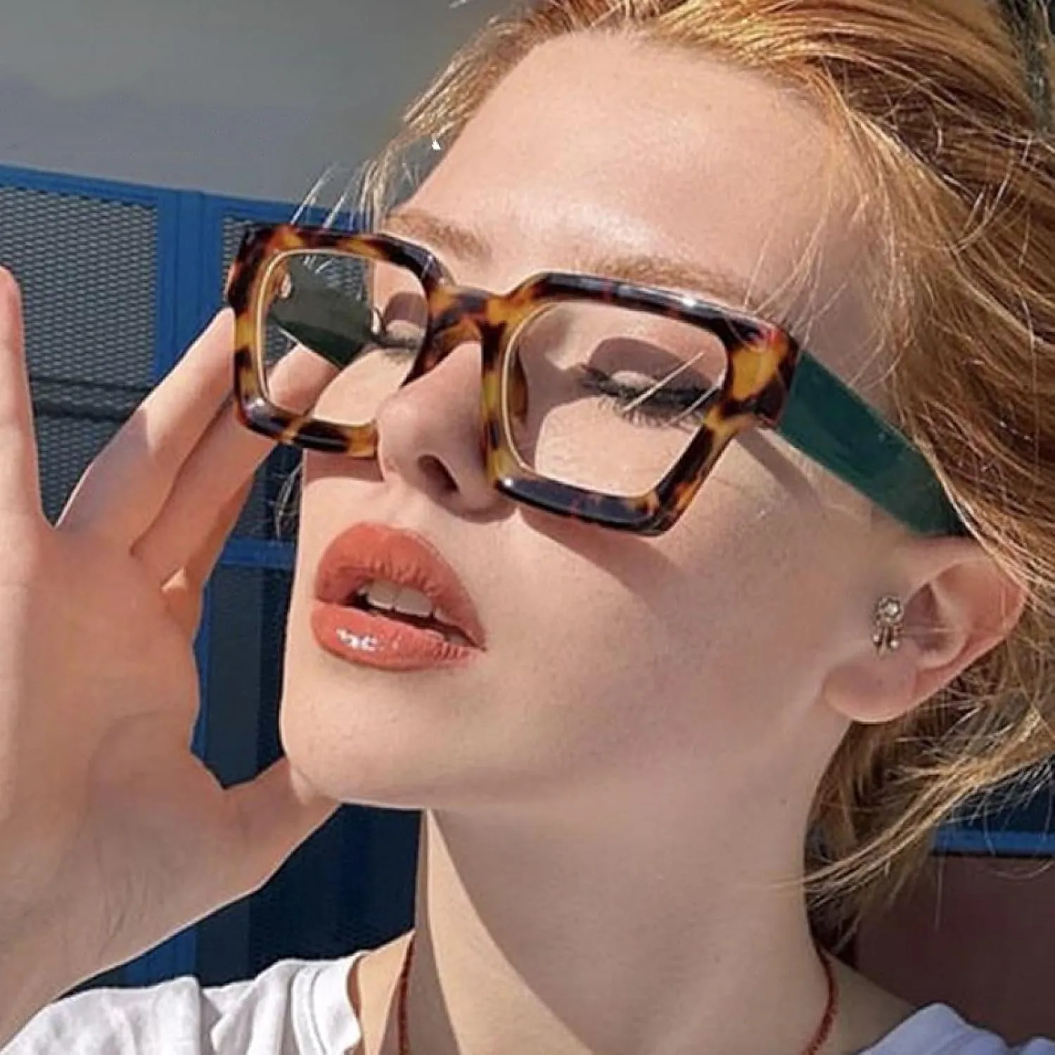 Retro Women Anti Blue Light Glasses Frame Fashion Men Eyewear