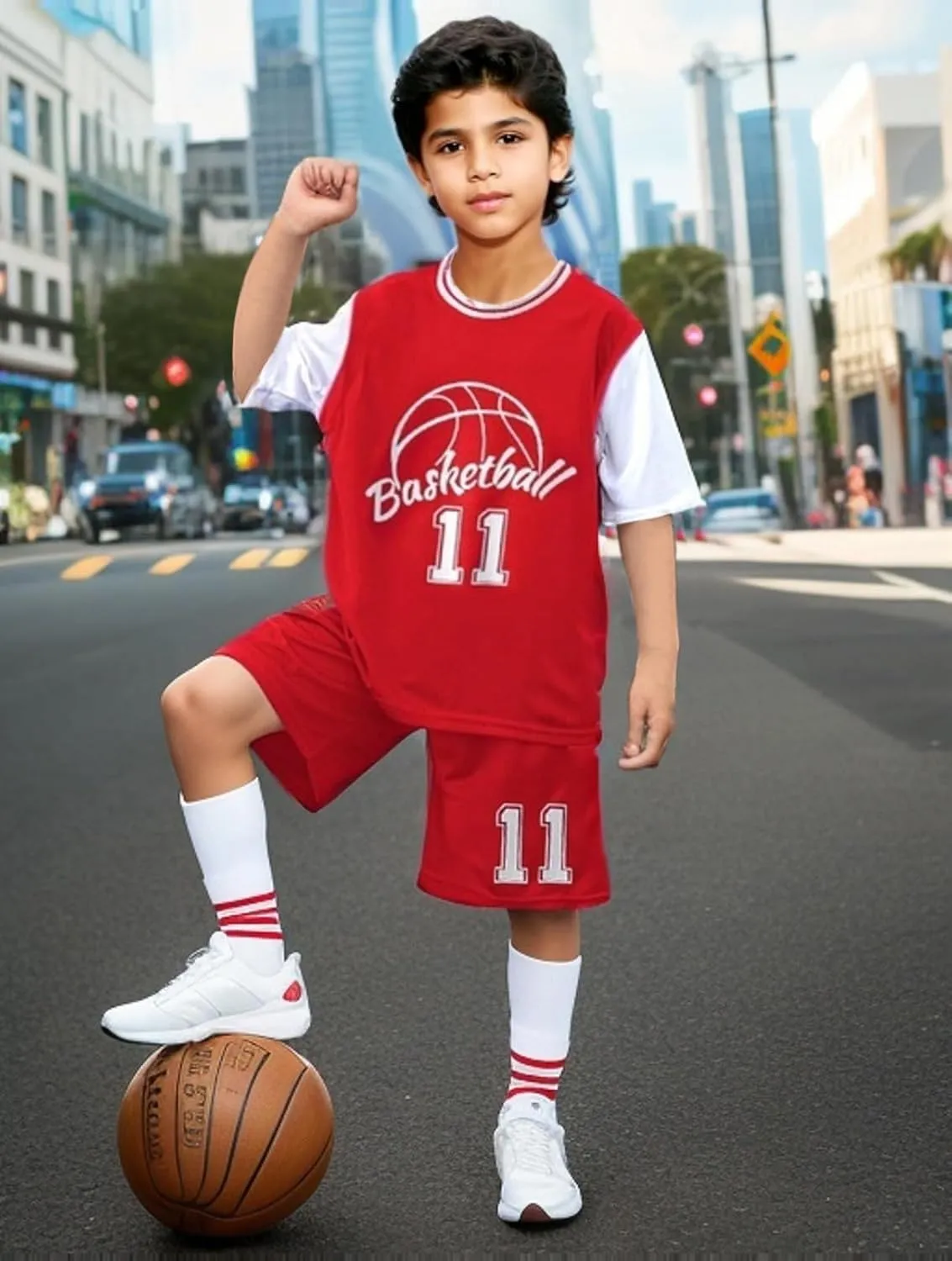 SANGTREE Baby Boys' Quick-Dry Athletic Clothing Shorts Sets