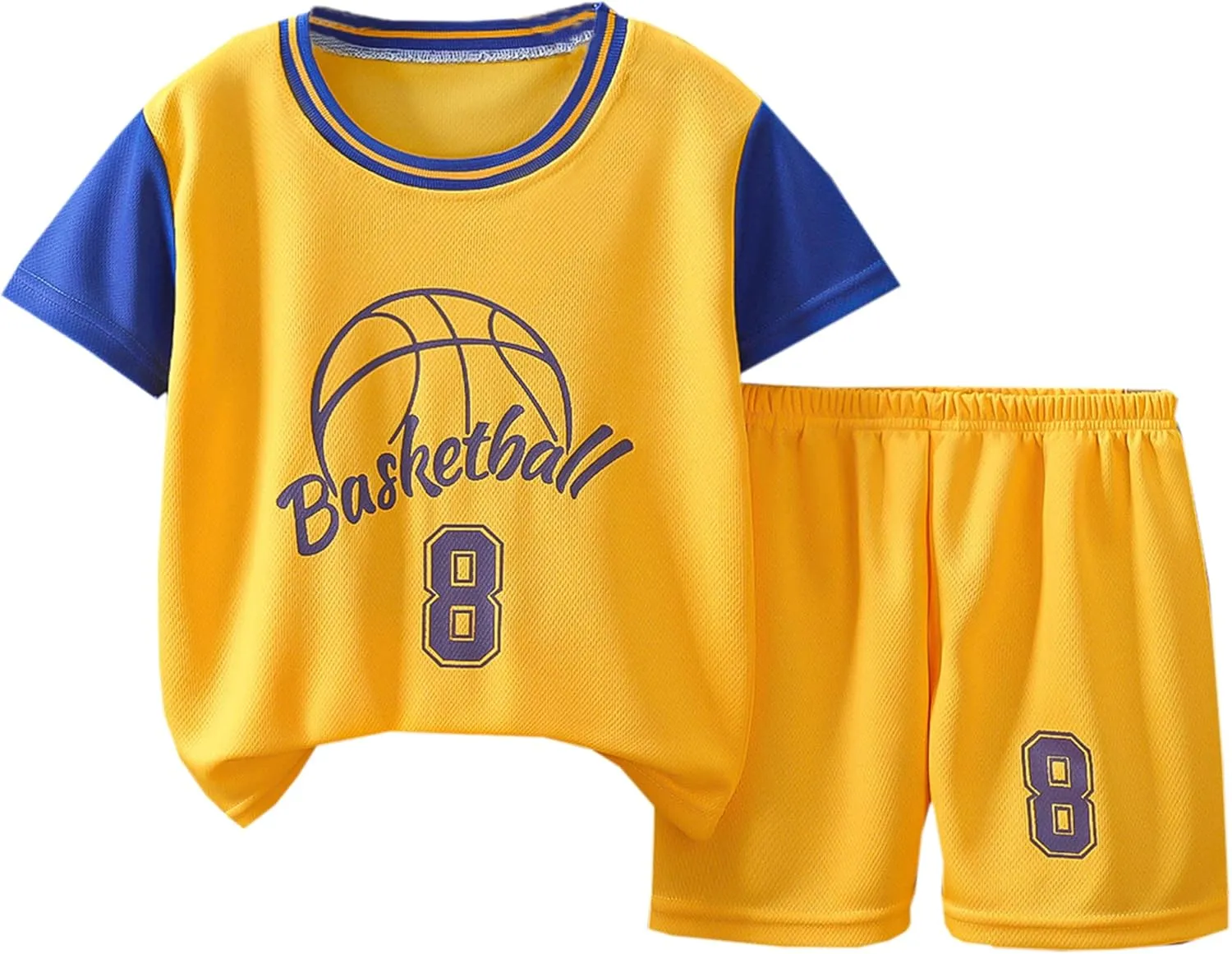 SANGTREE Baby Boys' Quick-Dry Athletic Clothing Shorts Sets