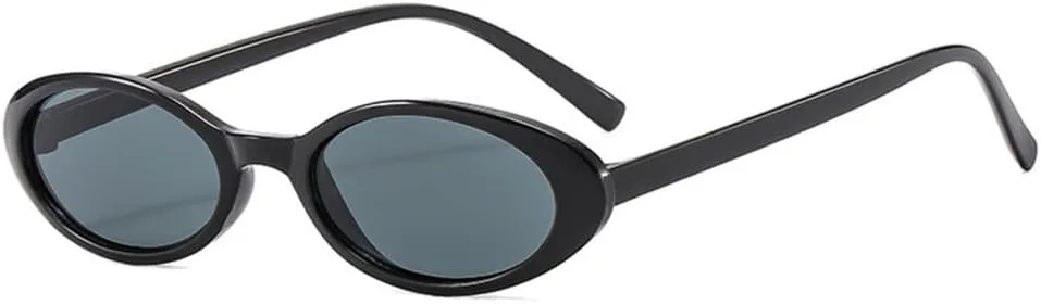 Small Oval Sunglasses Women Men Vintage Hip Hop Cat Eye Sun Glasses Female Punk Eyewear UV400