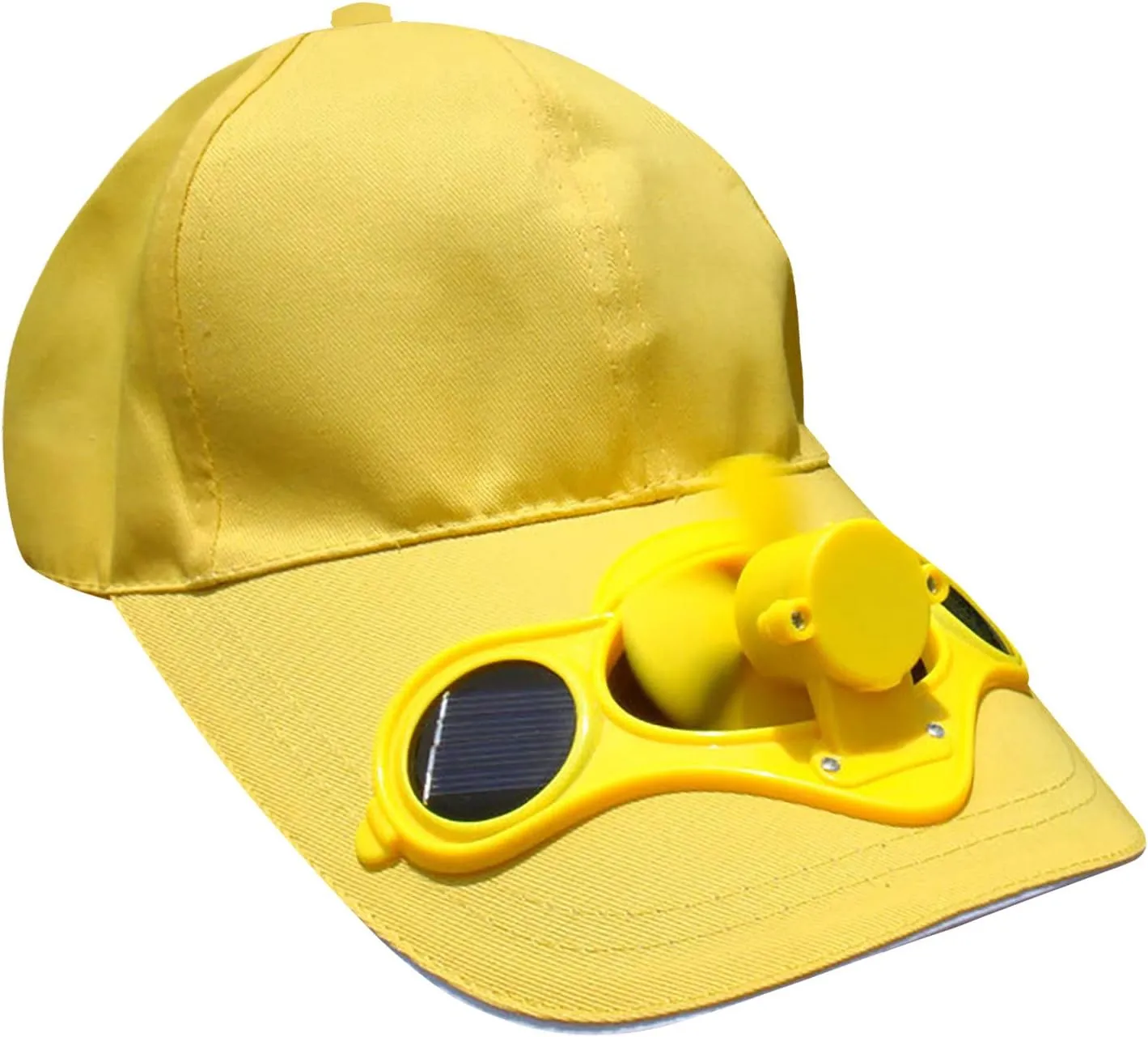 Solar Fan Cap Sunscreen Cap Sun Visor Cap Solar hat Wide Brim Packable Beach Sun Hat Wide Brim Bucket Hats