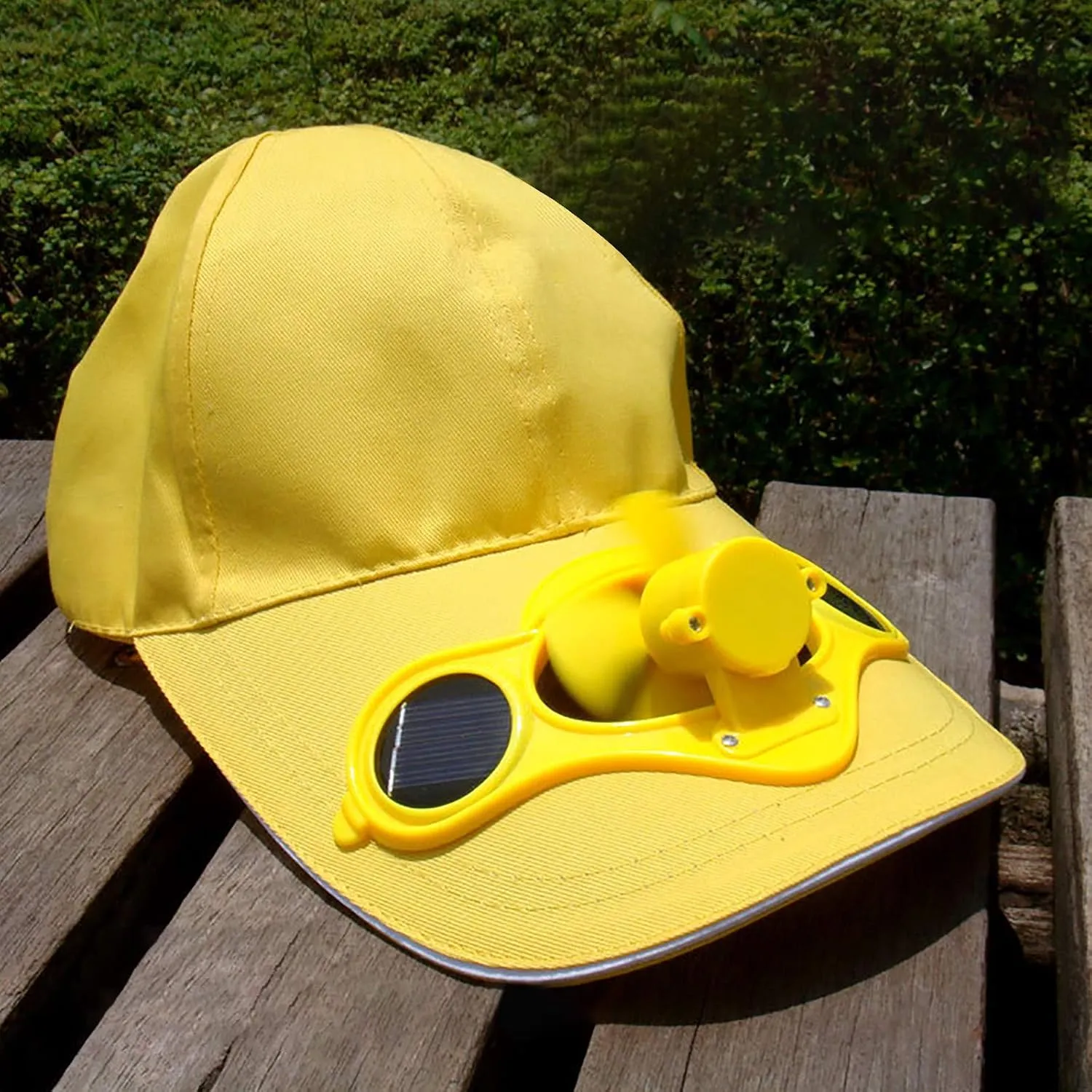 Solar Fan Cap Sunscreen Cap Sun Visor Cap Solar hat Wide Brim Packable Beach Sun Hat Wide Brim Bucket Hats