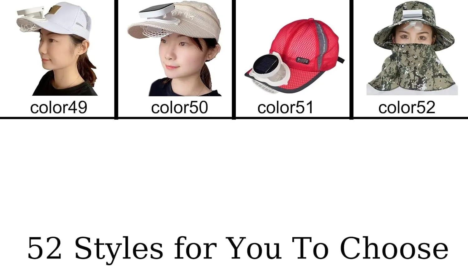 Solar Fan Hat Solar Powered Fan Hat Outdoor Sun HatLarge Brim Windproof Strap Solar or USB Charging Anti-uv Sun Protection Great Breathability Outdoor Fishing Camping Travel Cap