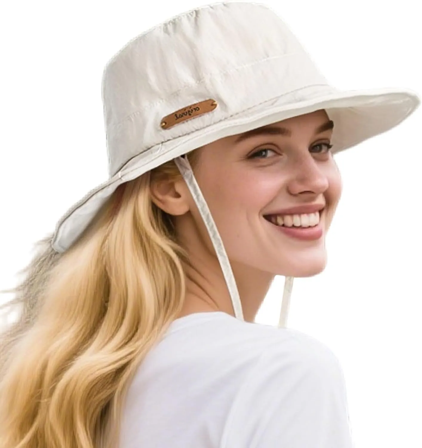 SOMALER Sun Hats for Women Wide Brim UPF50  Outdoor Beach Hat Packable Summer Fishing Hiking Hat
